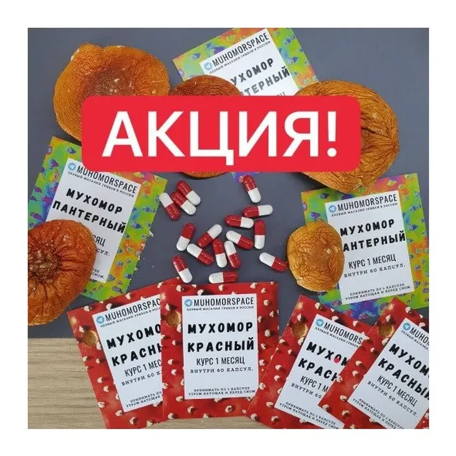 Акция! Попробуй мухоморный микродозинг!